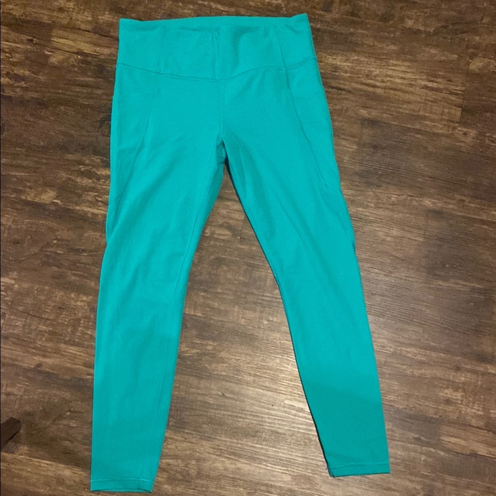 Athleta Green Leggings